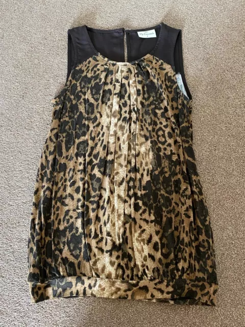 Next animal print sleeveless Top Size 8