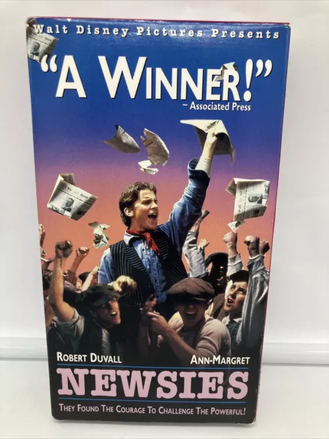 Newsies (VHS, 1992) Disney - Untested Preloved FREE SHIPPING