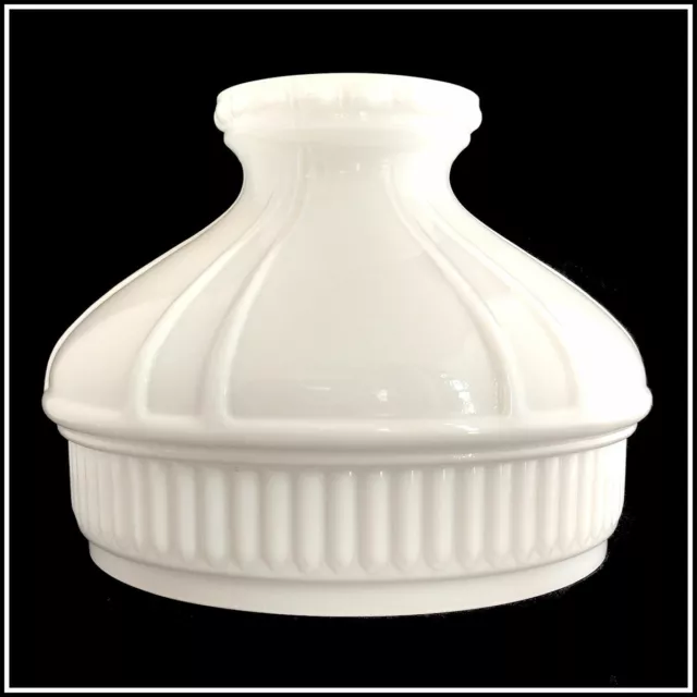 ALADDIN LAMP PART # N653 OPAL CASED GLASS SHADE 10 inch FITTER - NEW IN BOX