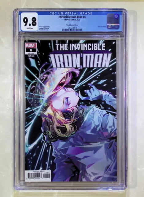 Invincible Iron Man #6 (2023 Marvel Comics) Rose Besch Variant CGC 9.8