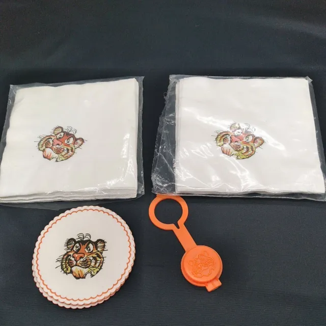ESSO Oil Tiger in Your Tank Gas Station Promotions Bottle cap Napkins Coasters