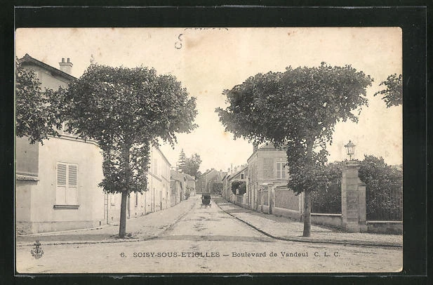 CPA Soisy-sous-Etoilles, Boulevard de Vandeul