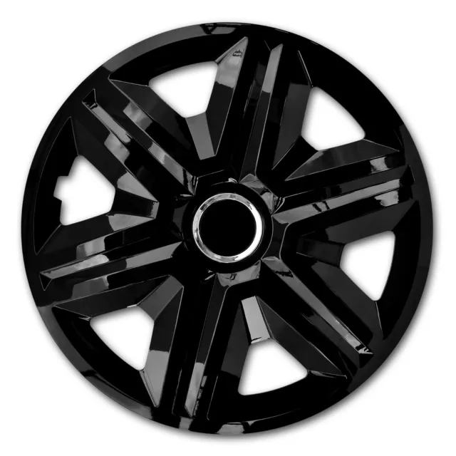 HUB CAPS 14" Wheel Trims 14 Inch HQ ABS Plastic Universal Push-In Set of 4 ~103~