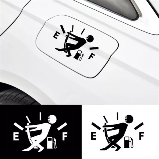 Creative Car Pull Fuel Tank Pointer Reflective Vinyl Sticker Decal Car Stick BII