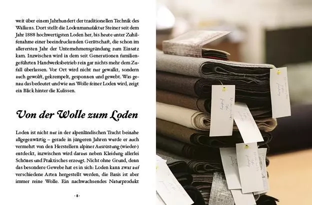 Das große kleine Buch: Von der Wolle zum Loden ~ Jakob M. Be ... 9783710403262 3