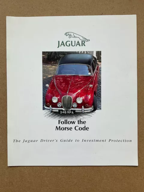 Jaguar Driver's Guide to Investment Protection Brochure