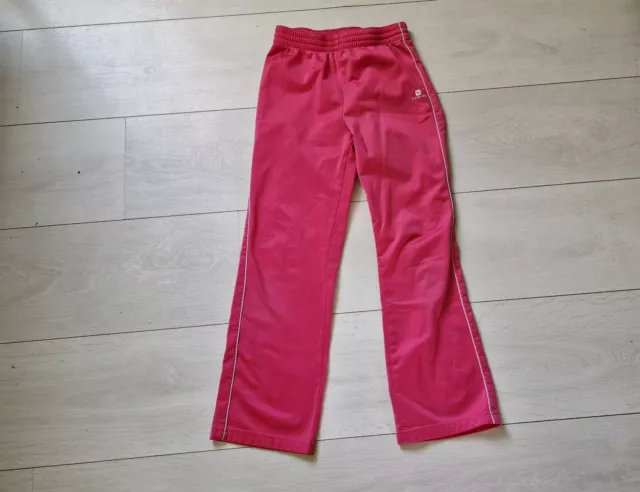 Pantalon jogging rose enfant fille - Taille 8 ans - Marque Decathlon Domyos