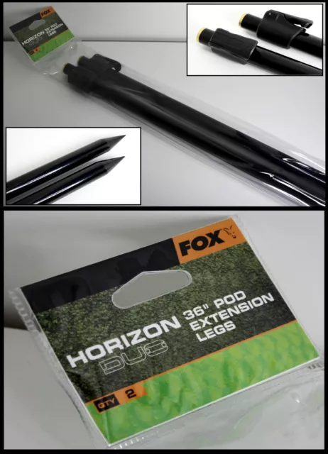 Fox Horizon Duo 36" Pod Extension Legs Banksticks 2 pezzi CRP033 NEW IMBALLO ORIGINALE