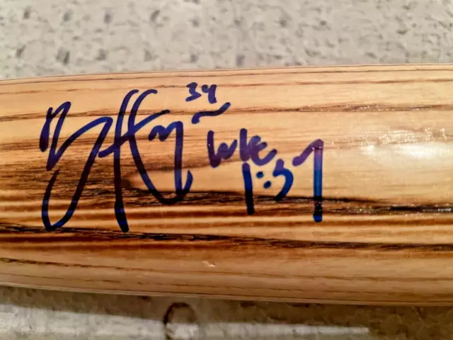 NOMAR MAZARA Texas Rangers SIGNED Autographed Pink Baseball Bat w/ Beckett COA - Autographed MLB Bats at 's Sports Collectibles Store