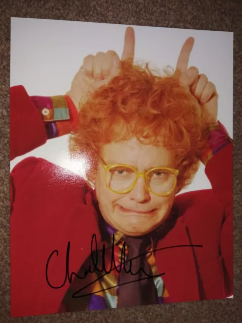 Charlie Higson Hand Signed 10x8" Photo Autograph The Fast Show Actor