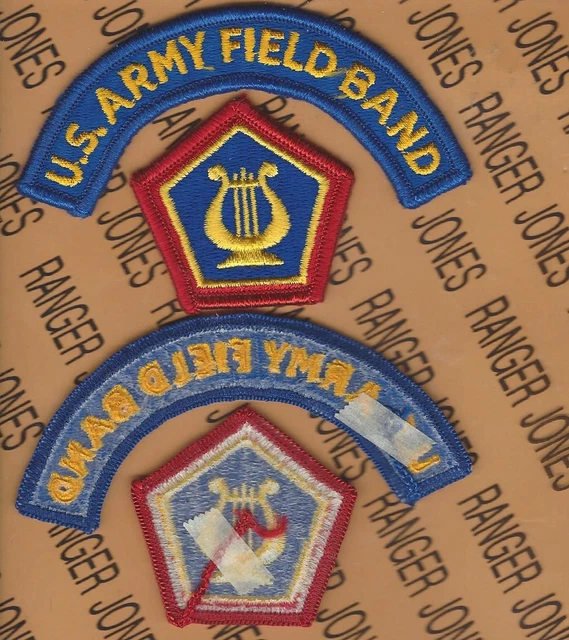 US ARMY FIELD Band dress uniform patch & tab set m/e 6.00 PicClick