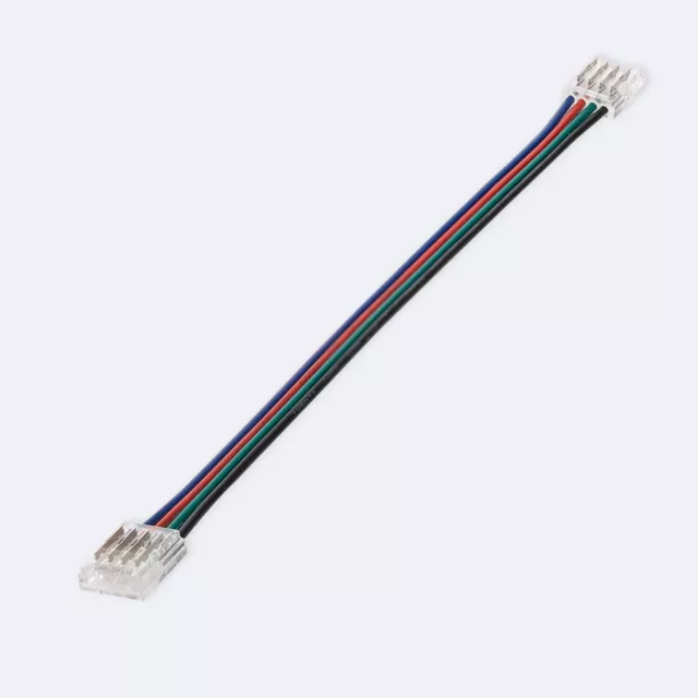 Conector Hipopótamo doble con cable para Tira LED RGB 12/24V DC SMD IP20 Ancho