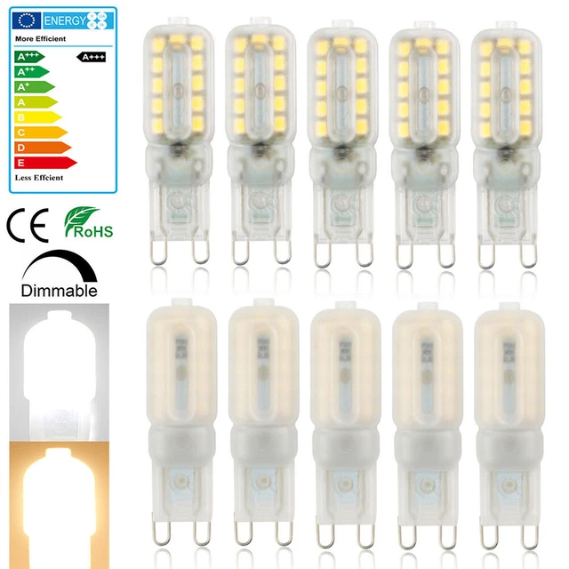 G9 LED Glühbirne Stiftsockel Birne Energiesparlampen 3W 5W Leuchtmittel Dimmbar
