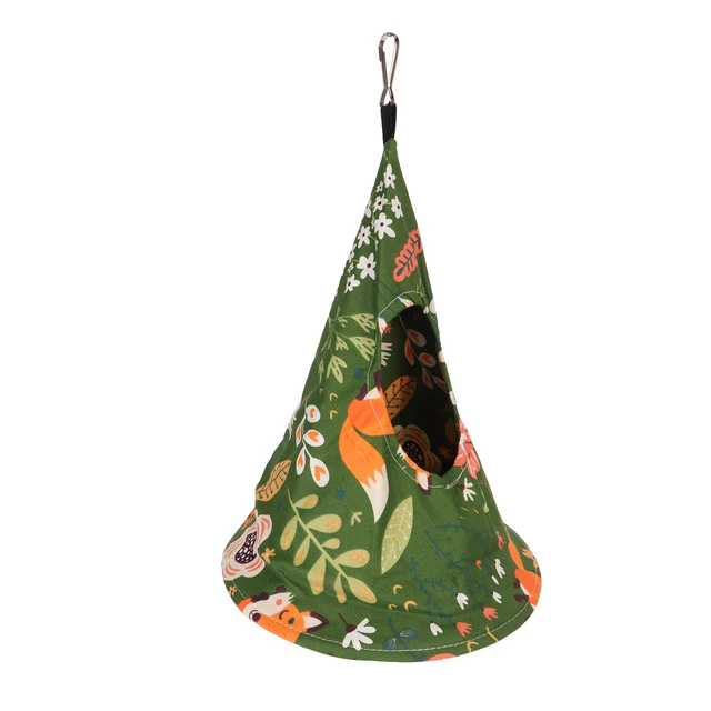 (25 * 35CM)Bird Tent Hammock Soft Hook Installation Cotton Hanging For Parakeet