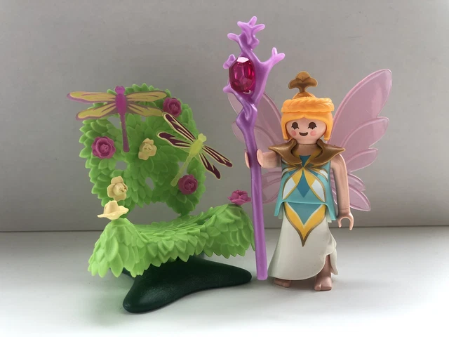 PLAYMOBIL FAIRY QUEEN with Staff And Flower Magic