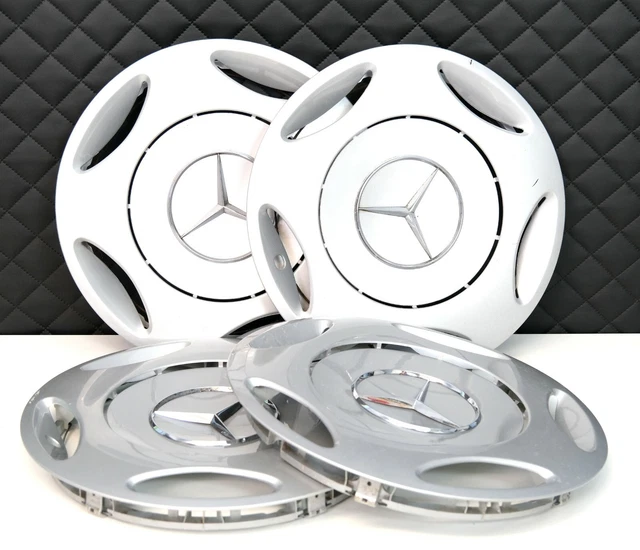 Enjoliveurs Mercedes-Benz 190 W201 D'Origine - Référence A2014010324 - Lot De 2 - Occasion Bon État