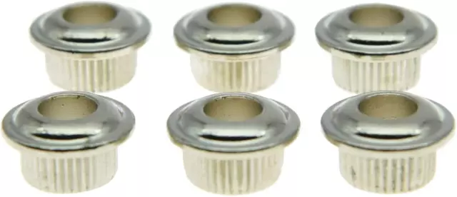 Metal Nickel 10Mm Guitar Tuners Conversion Bushings Ferrules for Vintage