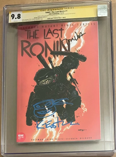 TMNT Last Ronin #1 1:10 Variant CGC SS 9.8 SIGNED Eastman Mutant Ninja Turtles