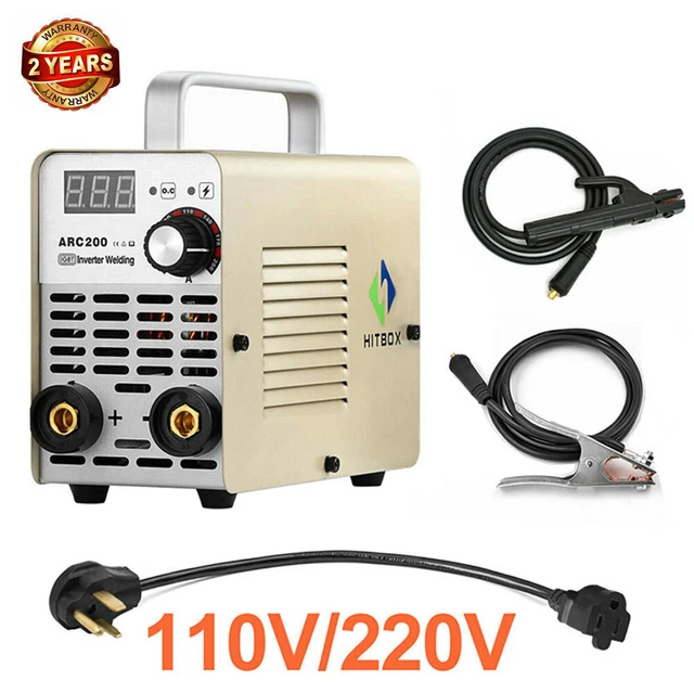 Protable Mini 200A ARC Welding Machine 110V / 220V MMA ARC Stick Welder Inverter