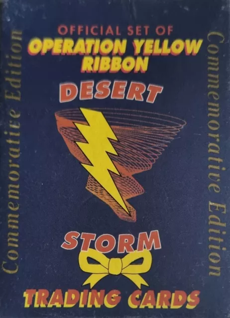 Desert Storm "Operation Yellow Ribbon" - Trading Cards Set (× 60 Cards) AMA 1991
