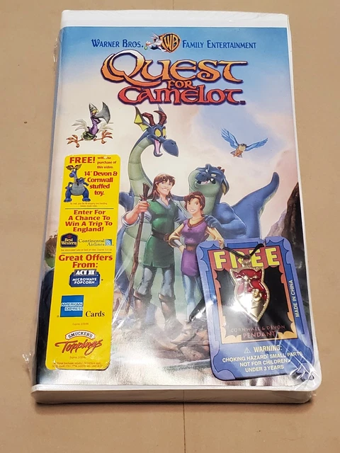 QUEST FOR CAMELOT Vhs Warner Clamshell 90s Cartoon £6.61 - PicClick UK