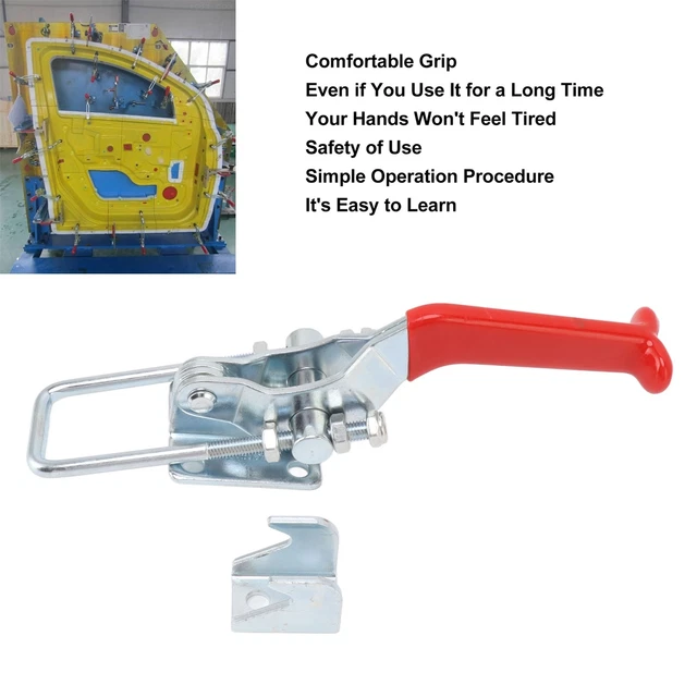 Pull Lock Clamp Adjustable Ubolt Lock Clamp Galvanized Iron For Doors For