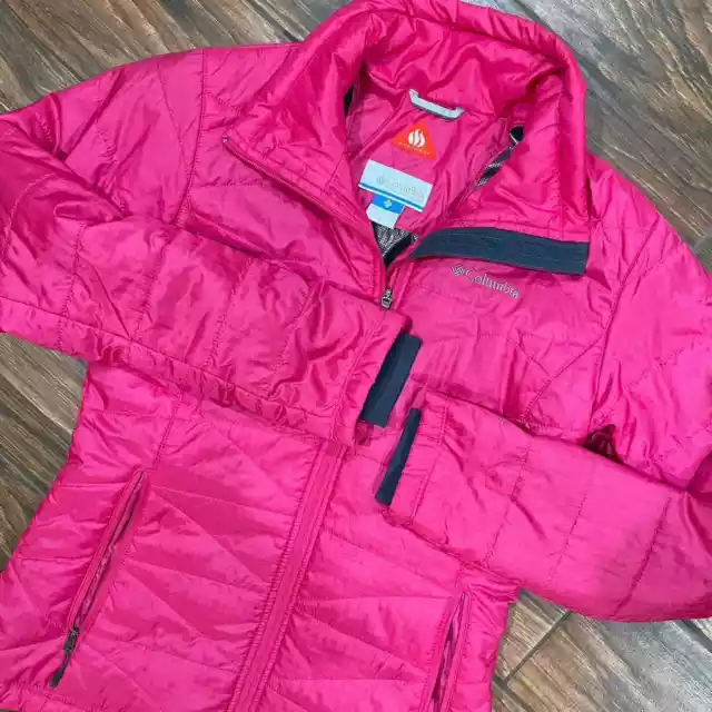 COLUMBIA SPORTSWEAR WOMEN'S Mighty Lite II Omni Heat Jacket SMALL Pink ...