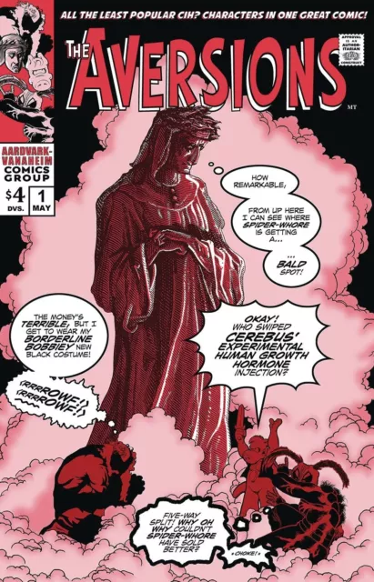 Cerebus in Hell Presents Aversions 1 Avengers 57 Homage Dave Sim 1st New NM