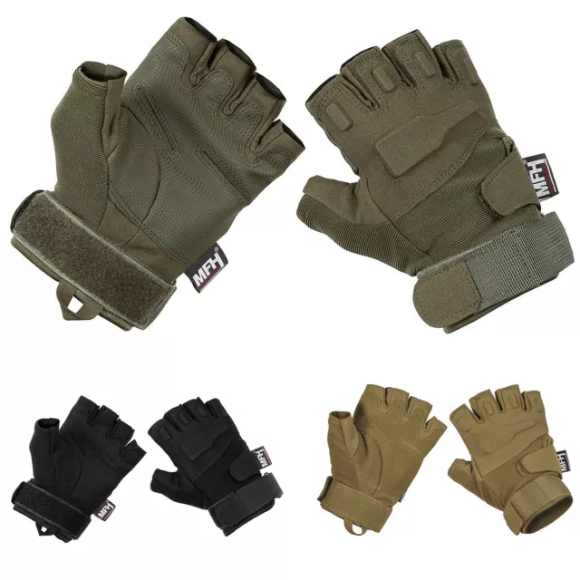 Tactical Fingerlinge Protect Taktische Einsatzhandschuhe Pro ohne Finger MFH Neu