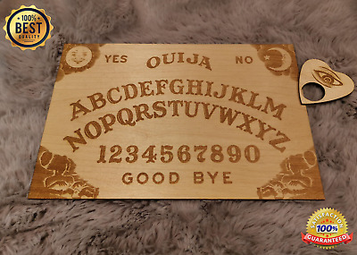 Ouija Board originale in legno spirito HUNT GIOCO Planchette istruzioni Halloween