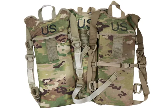 US Army OCP Multicam Molle II Hydration System Carrier Water Backpack No Bladder 2