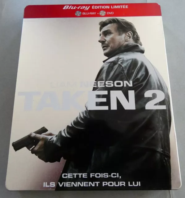 Edition Limitee Blu Ray + Dvd Boitier Metal Taken 2 Liam Neeson