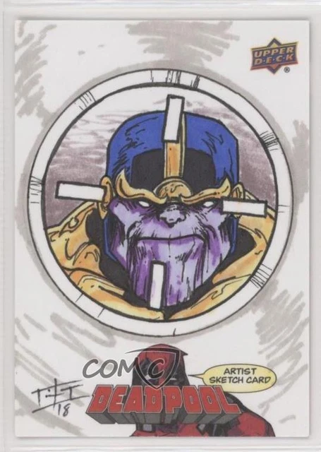 2019 Marvel Deadpool Sketch Cards 1/1 Bryan SilverBaX Sheppard #SKT Auto 5x5