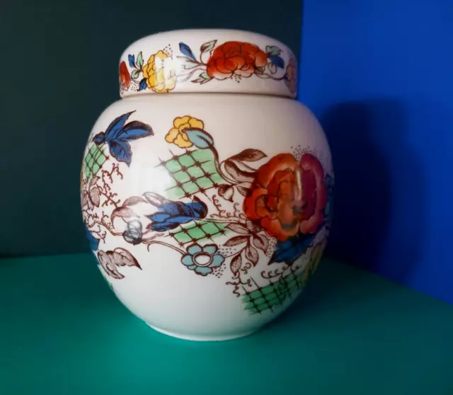 Sadler Inwerglas Vintage Blumendesign Hergestellt In Staffordshire England
