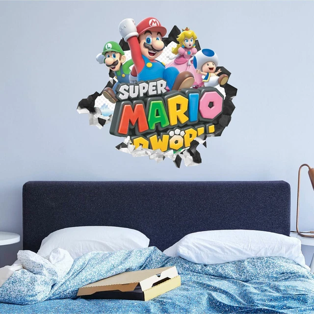 SUPER MARIO WORLD wall decals stickers mural home decor for bedroom Art