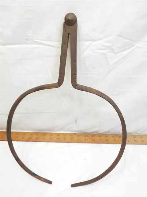 Antique Blacksmith Hand Forged Wrought Iron Calipers Pattern Maker Tool Divider