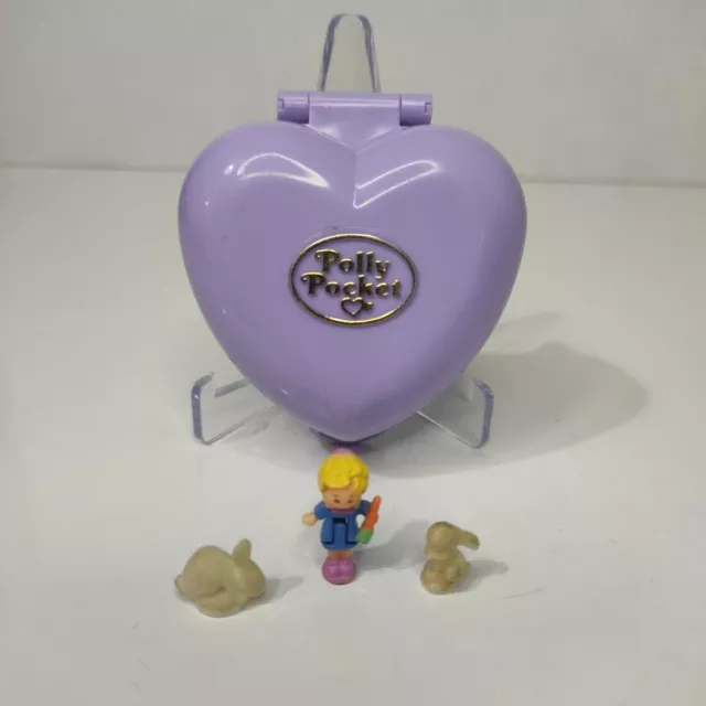 Vintage Bluebird Polly pocket 1993 Polly’s Pretty Bunnies Playset, 100% Complete