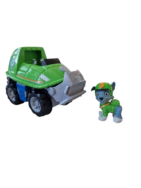 PAW Patrol Rocky Jungle Pups Vehicle & Figure - Transformable Toy Car For Kids Ages 3+ - View #5