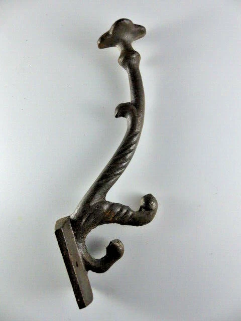 Large Cast Iron Clothes Hook Wall Mount Coat Hanger