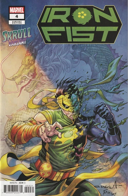 Iron Fist # 4 Skrull Variant Cover NM Marvel 2022 [I3]