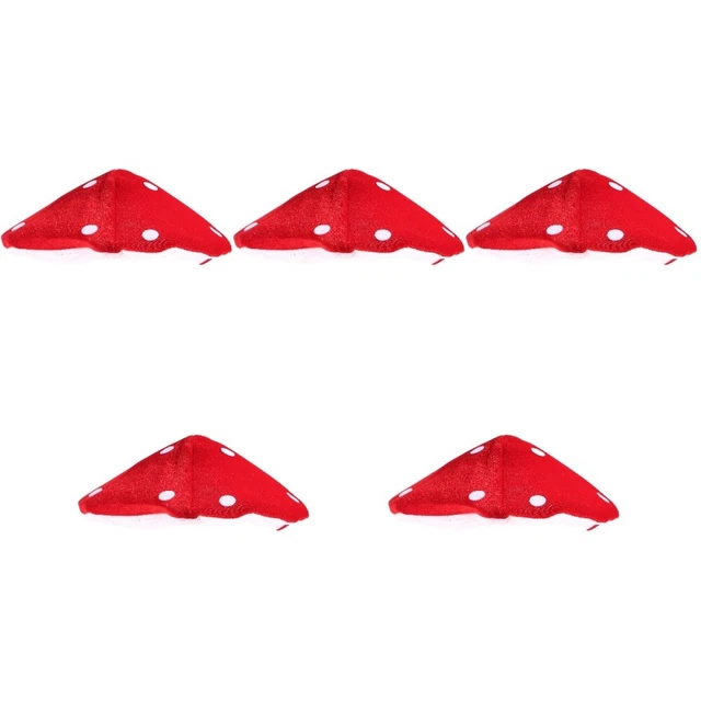5 PIECES TOAD Mushroom Hat Caps Novel Design Baby Lovers £17.35
