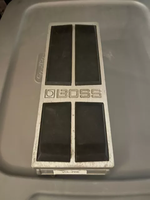 boss fv-500L - pedal de volumen/expresión/estéreo/baja impedancia