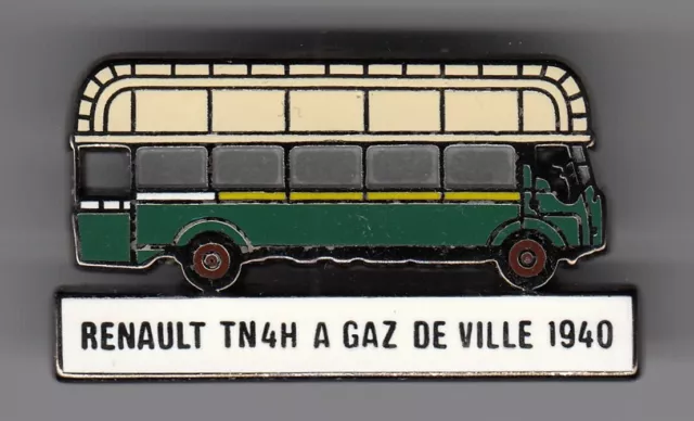 Rare Pins Pin's .. Train Railways Ratp Bus Coach Tn4H 1940 Renault Paris 75 ~El