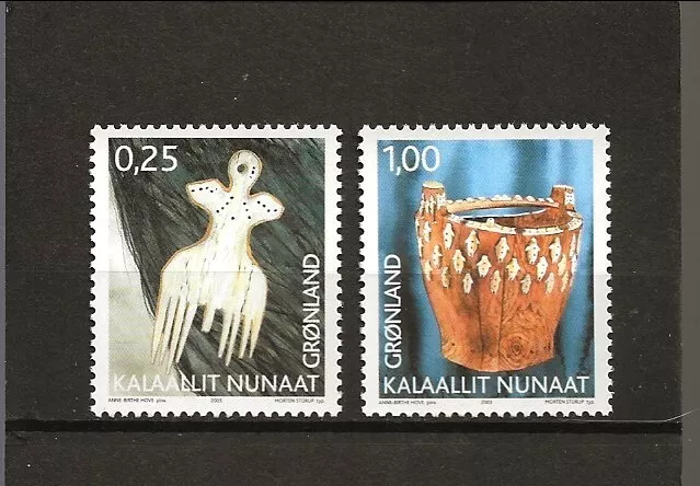 Greenland Sc 414-5 NH SET of 2003 - Cultural Heritage - Comb - Ice backet