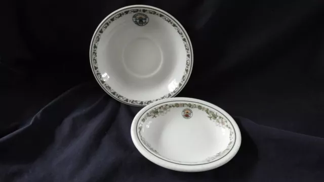 1920's SOUTHERN  PACIFIC RAILROAD DINING CAR CHINA..OVAL DISH & SAUCER