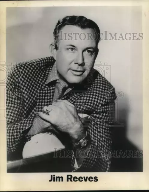 1964 Press Photo Jim Reeves, singer - hcb40730