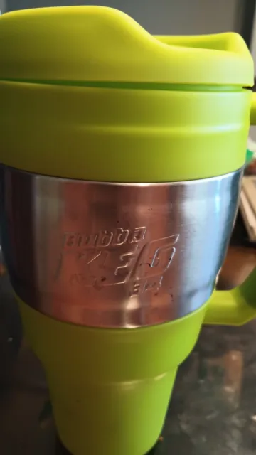 34oz Green Insulated Mug Hot/Cold Tumbler w/Handle & Bottle handle, Bubba Keg
