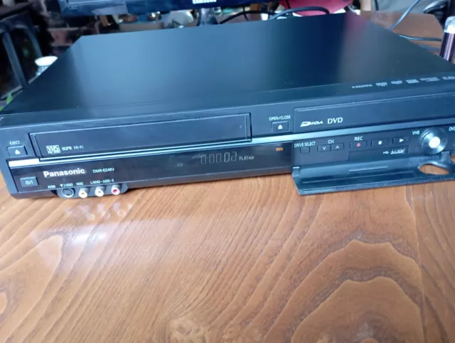 Panasonic DMR-EZ49V DVD Recorder VHS VCR Combo Black