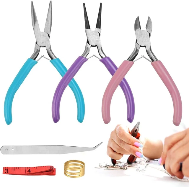 3 Pinze per Gioielli Mini Pinze per Lavorazione Gioielli Pinze per Creazione Gio