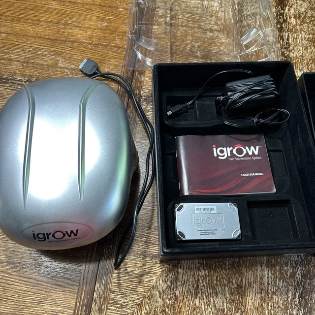 iGrow Laser Growth Helmet Treatment System Reversing Natural Hair Loss Pre-Owned iGrow Laser Growth Helmet Treatment System Reversing Natural Hair Loss Pre-Owned